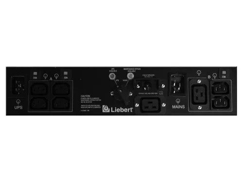 Vertiv MP2-220L, Geschakeld, 2U, Horizontaal, Zwart, 4 AC-uitgang(en),