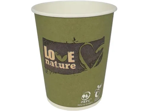 Drinkbeker Love Nature Bio-karton 150ML Pak van 100 Stuks