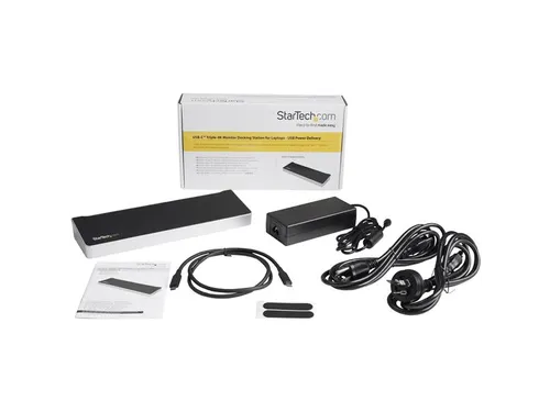 USB-C Dock Triple 4K 60W PD HDMI DP 5x USB