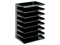 Sorteerrek Vepa Bins 8 delig zwart