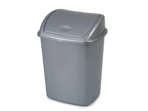 Afvalbak met Swing deksel 26 Liter Grijs