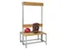 banc double,HxLxP 1600x1000x770mm,piètement RAL7035
