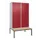 PBM-locker met bank,HxBxD 2120x1200x815mm,4vak,vak B 300mm