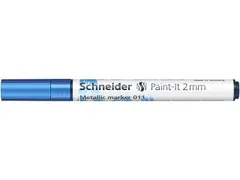 Metallic marker Schneider Paint-It 011 2mm blauw metallic