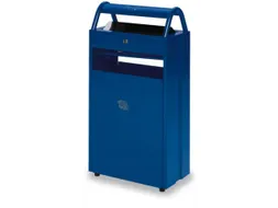 Combi-Asbak 8/60 liter Blauw 960x480x250 Overkapping Verzinkt