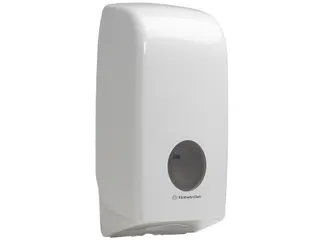 Toiletpapierdispenser Kimberly Clark Aquarius gevouwen wit 6946 - 3