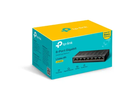 LiteWave 8-Poorts Gigabit Desktop Switch 10/100/1000Mbps