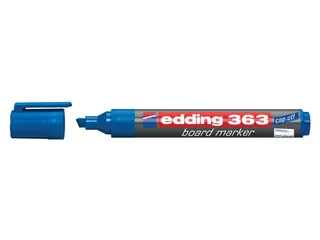 Viltstift edding 363 whiteboard beitel blauw 1-5mm - 1