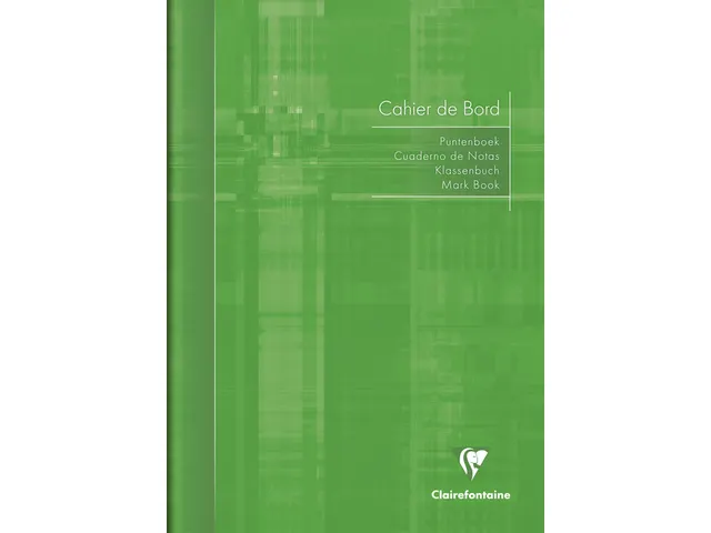 Cahier de bord enseignant A4 72 pages 110g multilingue assorti