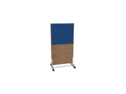 scheidingswand,HxB 1545x800mm,NT-cherry,BN6016-blauw