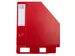 Tijdschriftenhouder PP rug70mm rood