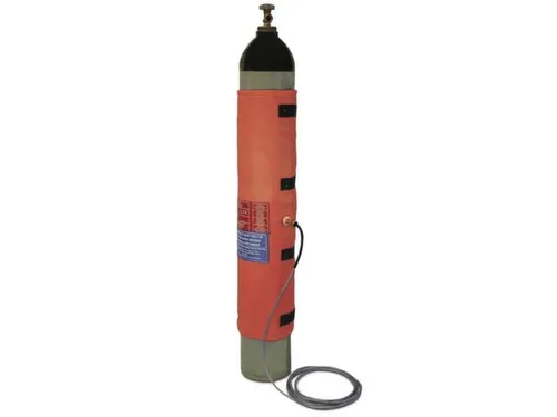 Verwarmingsmantel,V. Gasfles,Buiten Glasvezel/Silicone,Oranje