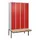 locker voor scheiding van kleding,HxBxD 2120x1200x815mm,4vak