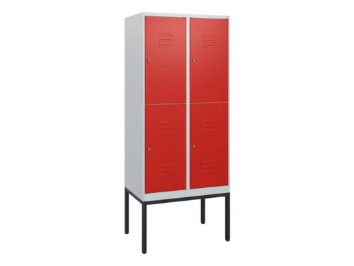 dubbeldekse locker,HxBxD 1950x800x500mm,2x2vak.,vak B 400mm