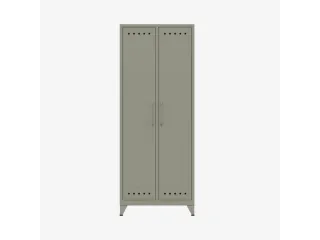 kleding-/wasgoedkast,HxBxD 1800x700x510mm,scheidingswand,4voeten - 1