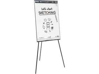Legamaster SKETCH EASY flipover driepoot - 2