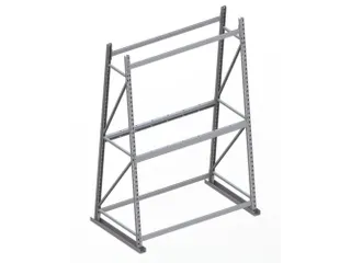 magazijnrek voor profielen,grondveld,tweezijdig,HxBxD 2200x1400x800mm - 1