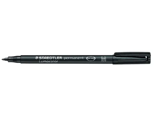 Viltstift Staedtler OHP Lumocolor 317 Medium 1.0mm Zwart