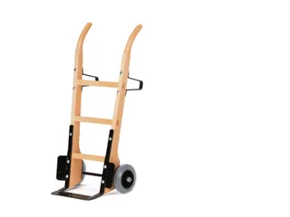 houten zakkensteekwagen,draagverm. 250kg,steekplaat BxD 370x140mm - 1