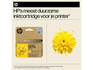 Inktcartridge HP 4S6W8NE 937E Evomore geel - 9
