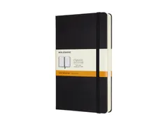 Notitieboek Moleskine Expanded large 130x210mm lijn hard cover zwart