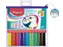 Viltstift Maped Marker'Peps whiteboard set à 12 kleuren