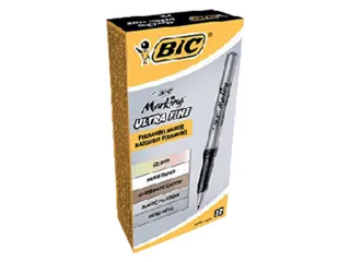 CD marker Bic ultra fijn zwart - 2