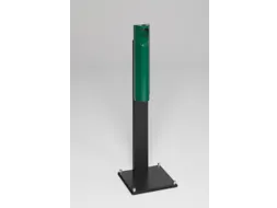 Staande Asbak 3.5 liter 1250x 310x 310mm Voet Zwart Mosgroen