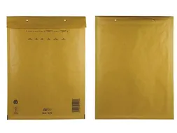 Luchtkussenenveloppen 270x360mm Stripsluiting Bruin