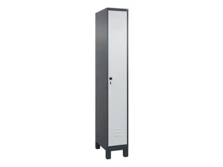 locker,HxBxD 1950x300x500mm,1vak,vak B 300mm,draaigrendel,voeten - 1