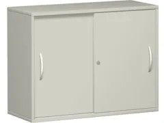 Schuifdeurkast 770x1000x430mm Romp Lichtgrijs Decor Front Lichtgrijs