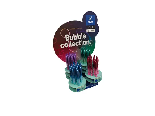 Gelschrijver PILOT G-2 Bubble M assorti display à 48 stuks
