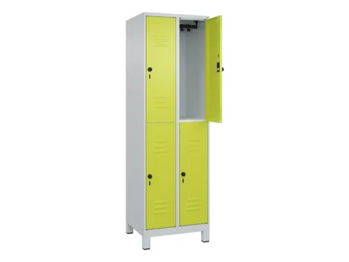dubbeldekse locker,HxBxD 1950x600x500mm,2x2vak.,vak B 300mm