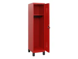 schoollocker,HxBxD 1630x400x500mm,1vak,vak B 400mm,draaigrendel,voeten