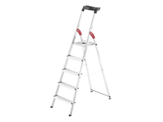 staande trap eenzijdig 5treden stand H 1 06m balk L 1 84m