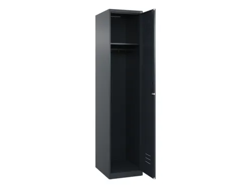 locker,HxBxD 1850x400x500mm,1vak,vak B 400mm,cil.-slot,staand op vloer