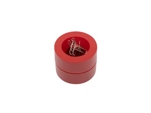 Papercliphouder MAUL Pro Ø73x60mm rood