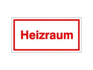 aanwijzingsbord,Verwarmingsruimte,aluminium gemerkt,gemoffeld - 1