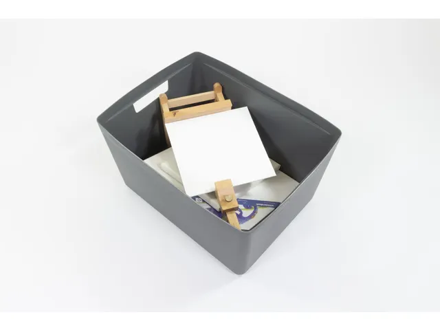 Boîte de rangement Kangaro PP 28 litres anthracite