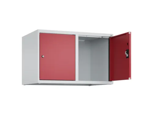 opzetkast,v. locker,2vak.,vak B 400mm,HxBxD 500x800x500mm,cilinderslot