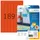 HERMA 4244 Gekleurde etiketten A4 25,4x10mm Rood 3780 stuks