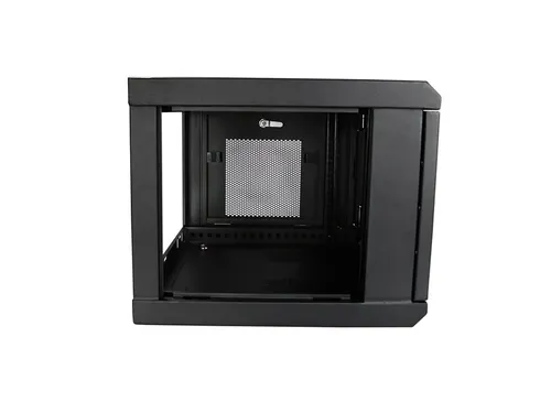 2-post 6U wandmonteerbare netwerkkast 19 inch scharnierende patchkast
