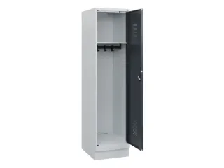 schoollocker,HxBxD 1630x400x500mm,1vak,vak B 400mm,cil.-slot,sokkel - 1