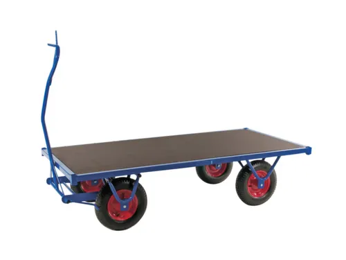 handtrekwagen,draagverm. 1500kg,laadvl. LxB 2500x1000mm,Multiplexplaat