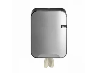 Midi Handdoekrol Dispenser 447194 zilver - 1