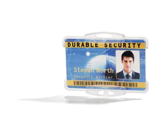 Durable Houder Transparant Voor Veiligheidspas 54x85mm Voordeelbundel - 1