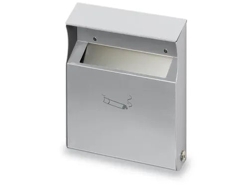 Wandasbak Rvs 2 liter 300x230x60mm Met Overkapping Cilinderslot