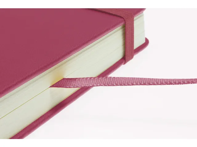 Schetsboek Kangaro 12x12cm ruby PU HC 80 vel 140gr roomwit met elastie
