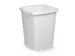 Vierkante Afvalbak Durabin 90 Liter Wit