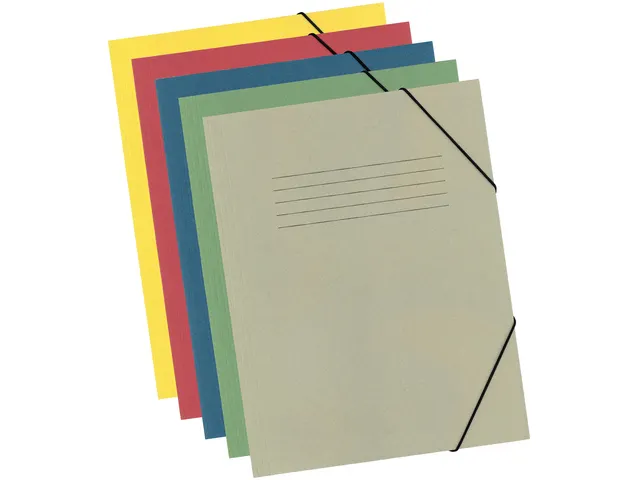 elastomap Kangaro A4 300gr. karton krimp a 5 stuks assorti kleuren